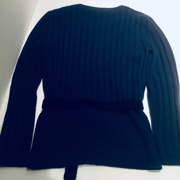BURBERRY BRIT BLUE WOOL  SWEATER - Picture 7 of 8
